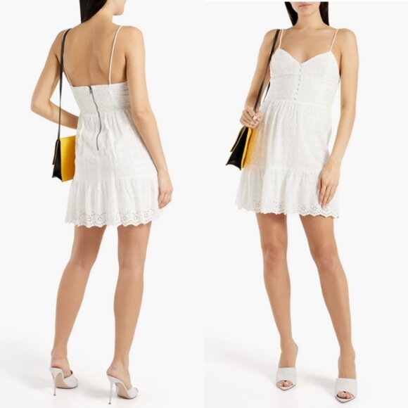 ALICE + OLIVIA Eyelet Mini Dress - Picture 5 of 6